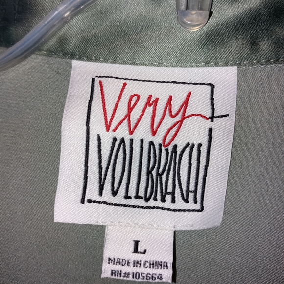 Very Vollbrach L Multicolored Silky Blouse - Picture 7 of 13